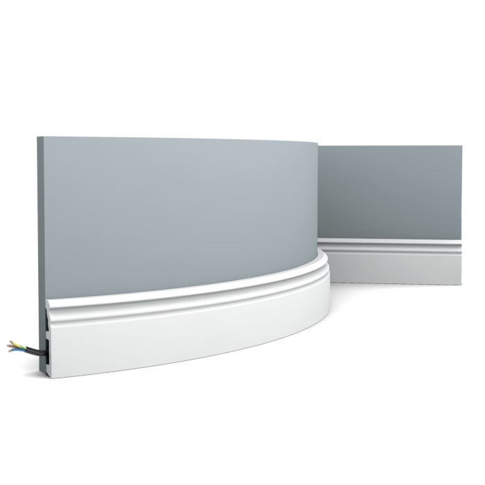 0.5m 1m 1.5m 30mm Height LED Aluminium Profile Baseboard Hard Bar Light  Channel Ceiling